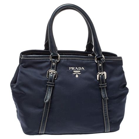 prada bag office navy tote|Prada shopping bags online.